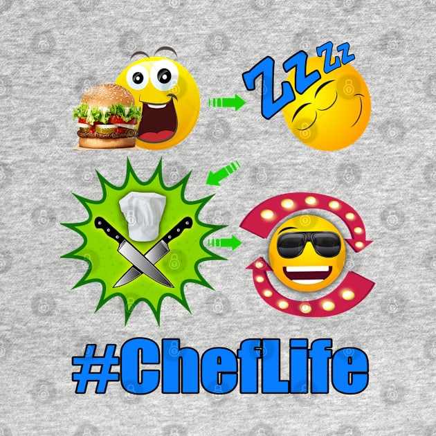 Chef Life Cooking Lifestyle #ChefLife Cheese Burger by Duds4Fun